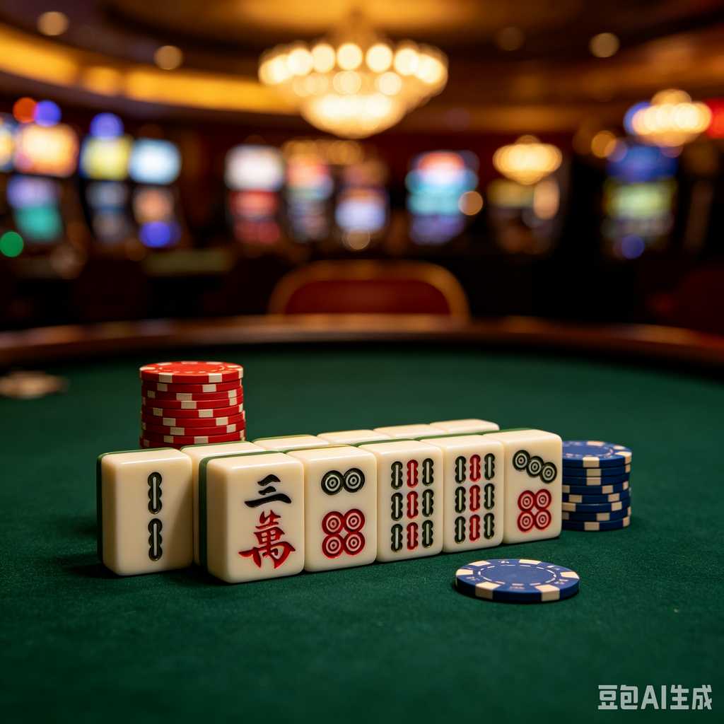 blue crystal mahjong set