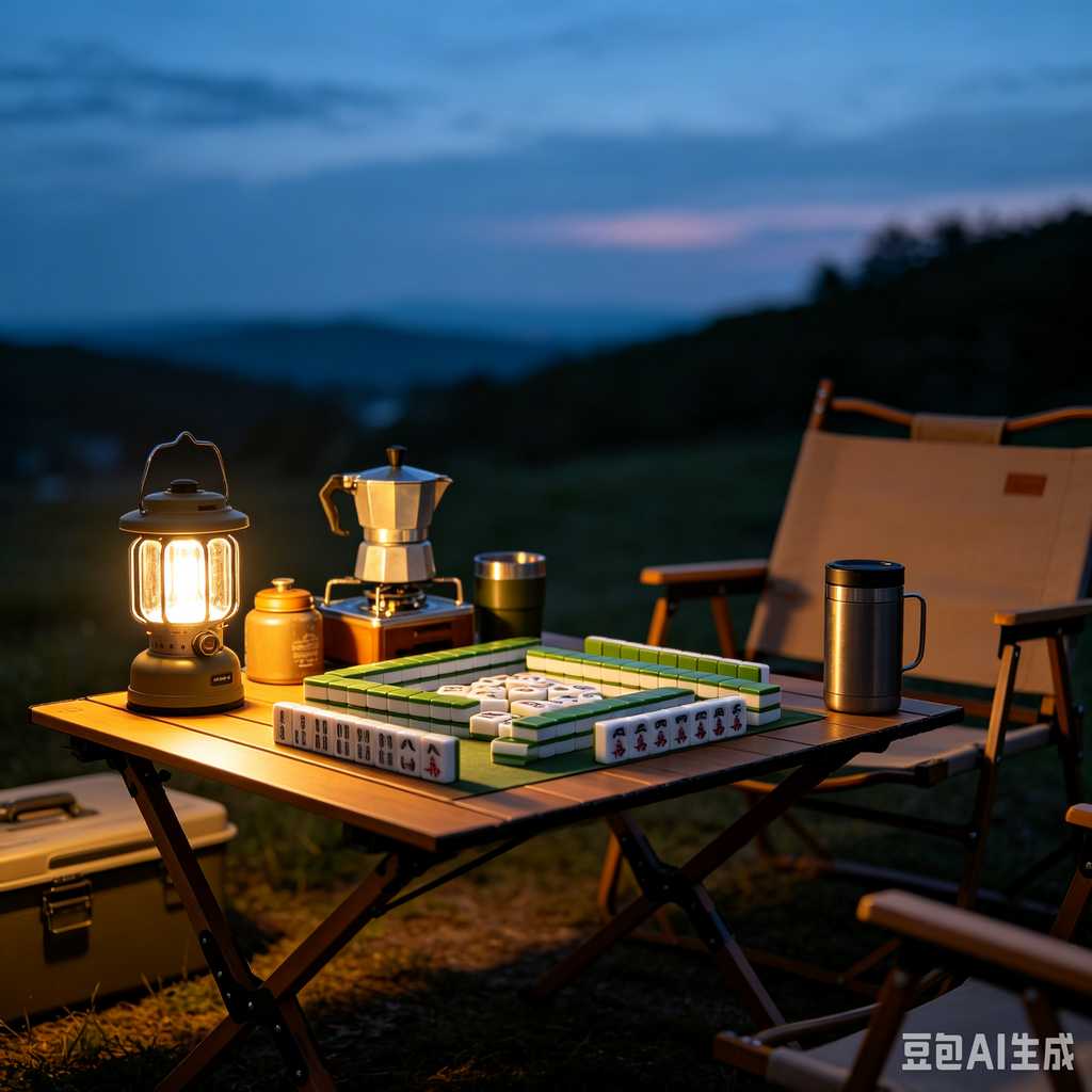 trendy color mahjong set