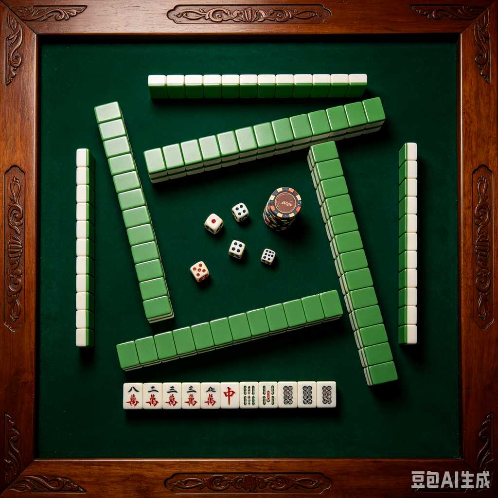 asian classic board game mahjong