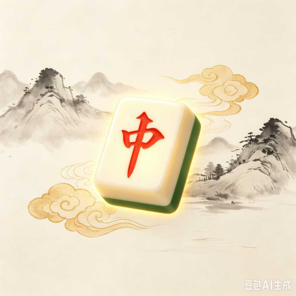 colorful mini mahjong tiles